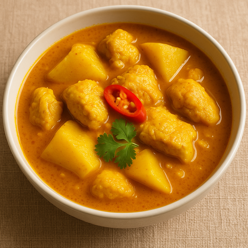 Yellow curry image.